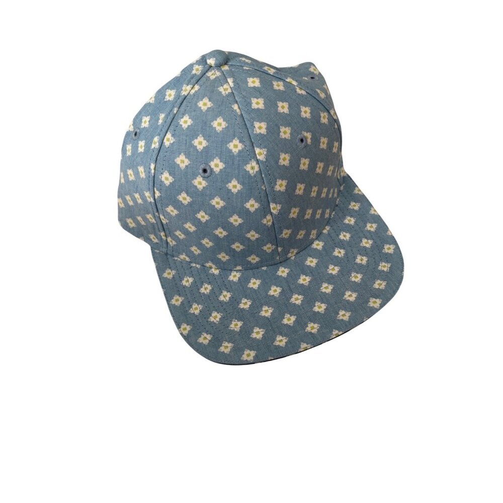 Marc By Marc Jacobs Light Indigo Multi Patterned Cap O/S